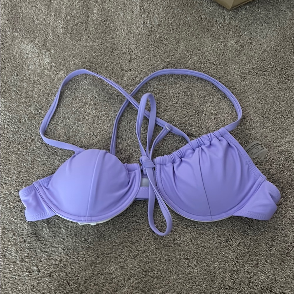 Purple Bikini Top